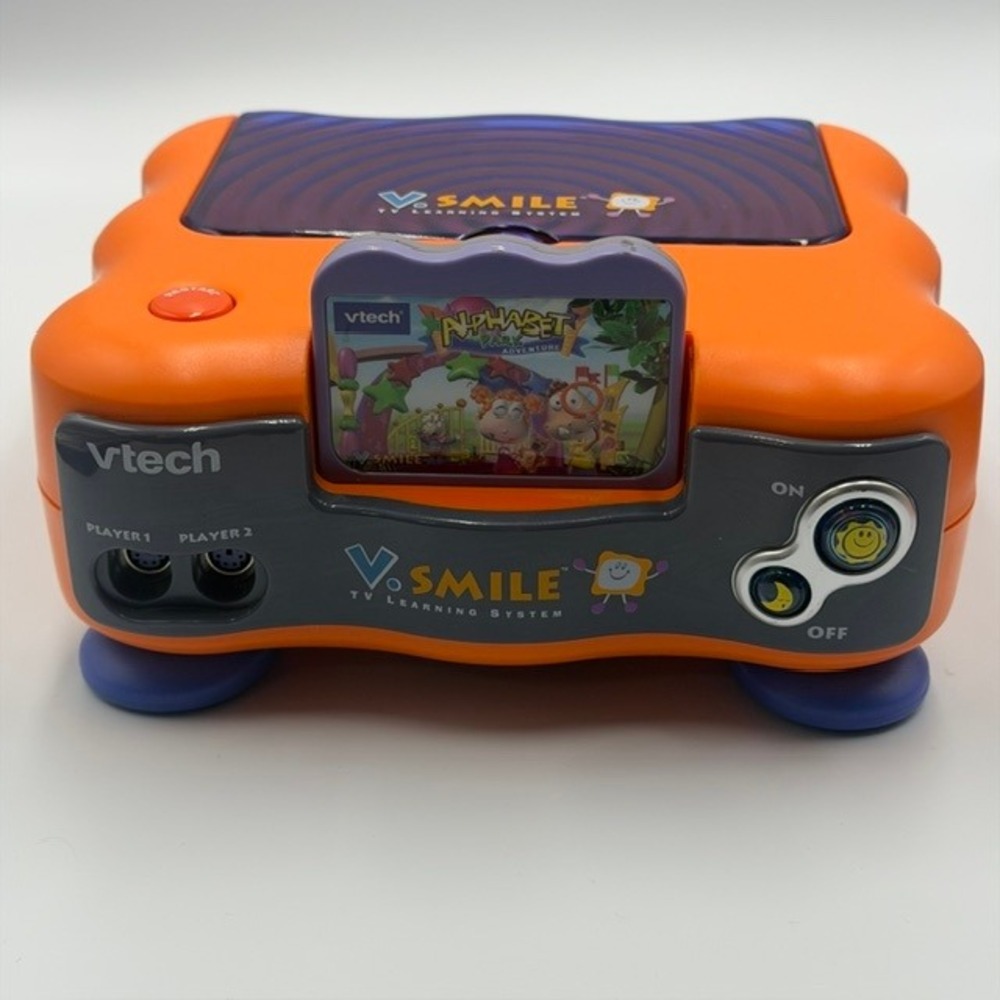 Vtech V.Smile TV Learning System Console 1 Controller 1 Game Tested/Works NOTE - Picture 2 of 9